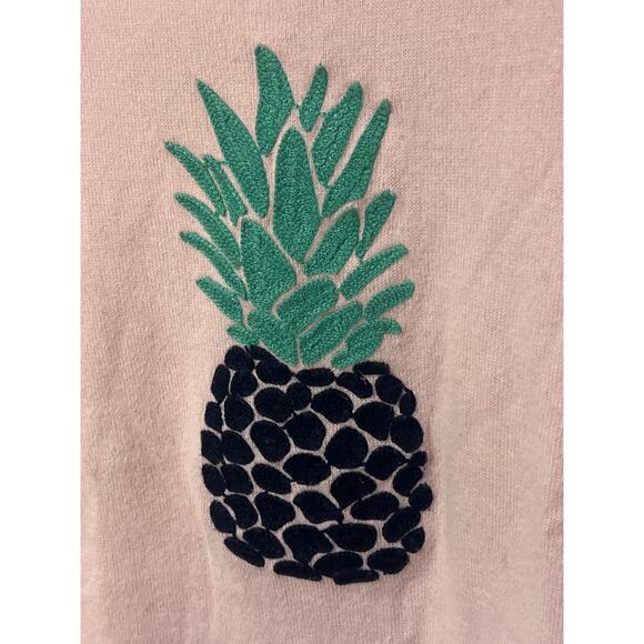 J.Crew Pink Pineapple Sweater, Size Small, KB445 - Picture 3 of 5